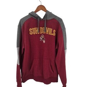 ASU hoodie gray maroon size XL Captivating
